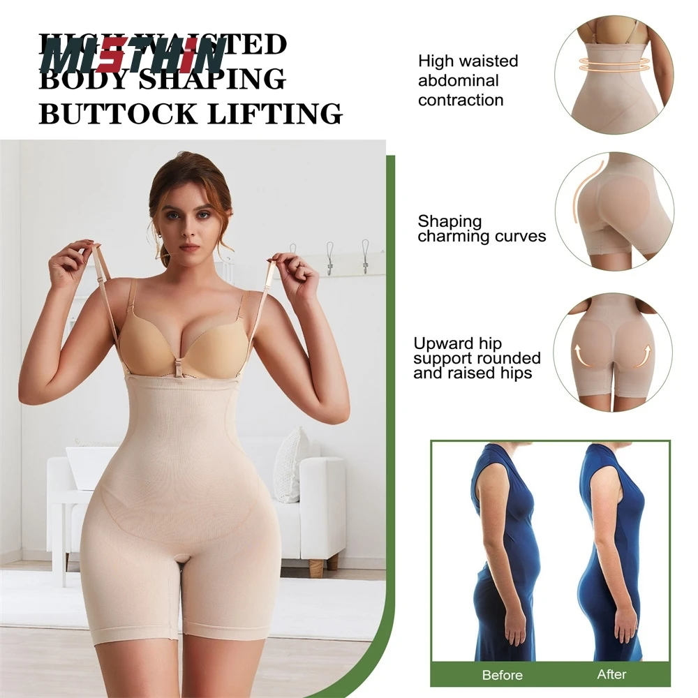 Custom Women Butt Lift Shapewear Bodysuit Sculpting Full Body Shaping Slim Tummy Control Pant Waist Trainer Shaper for Women