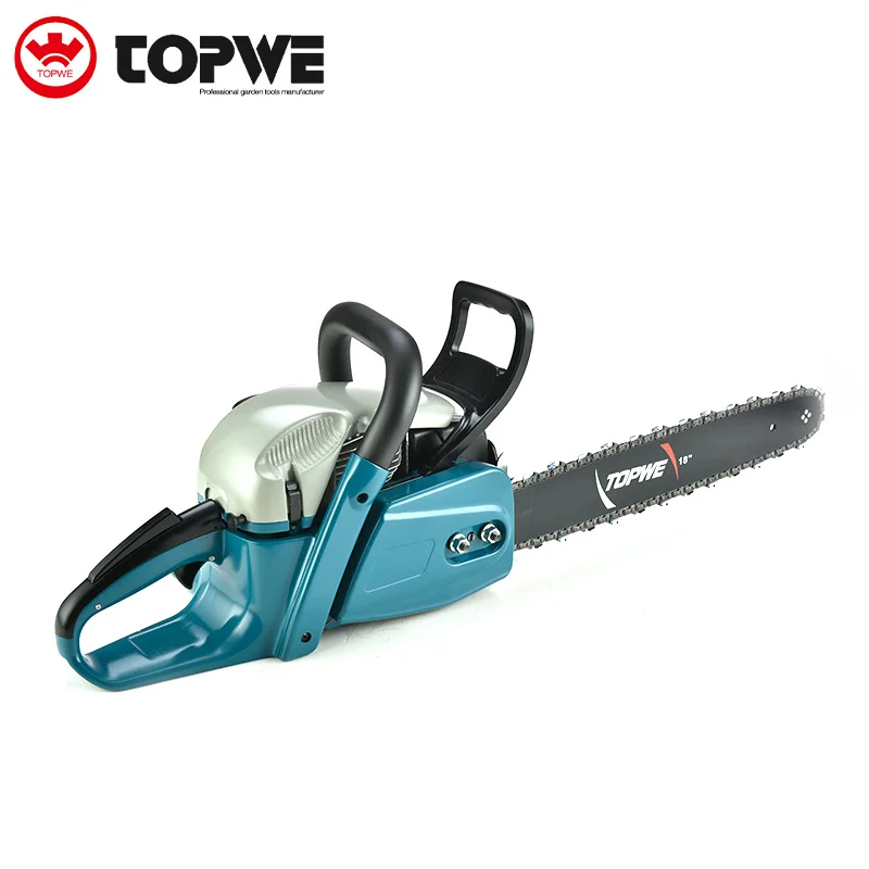 TOPWE Hot Selling Chainsaws Professional 58cc Woodwork Saw Single Cylinder Cut Saw 555049