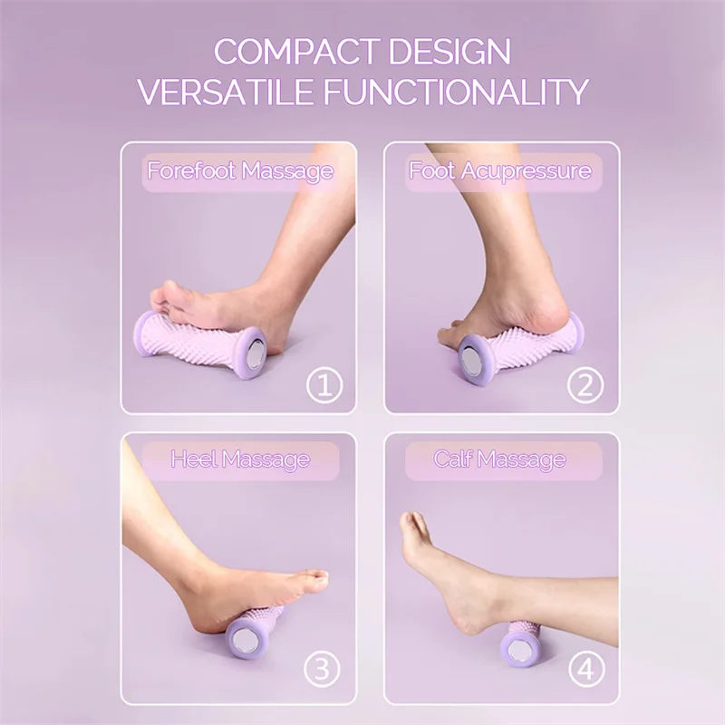 Foot Massage Roller  Plantar Acupressure Relaxation Feet Shiatsu Calf Shaping Massage Tools