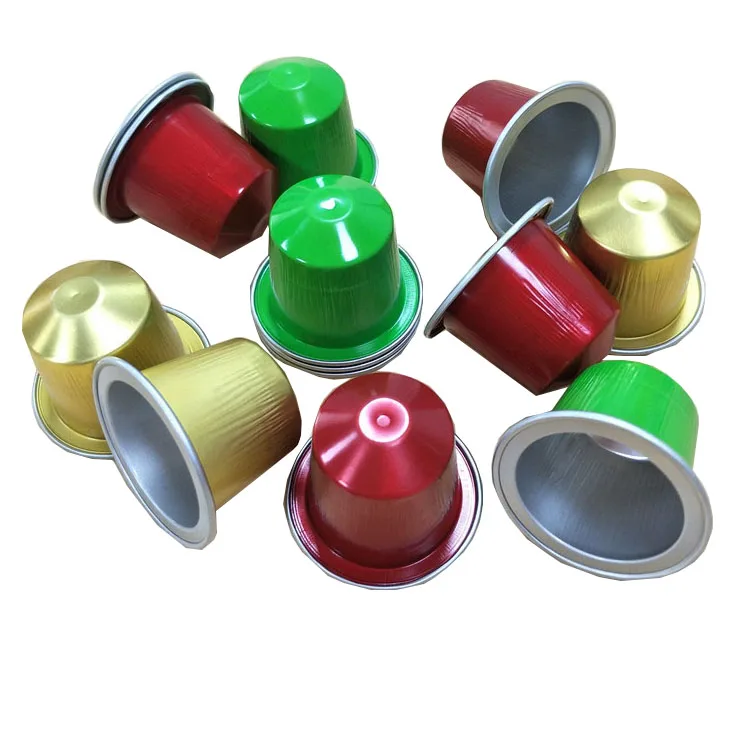 Заводская распродажа, капсулы для кофе Nespresso, капсулы для кофе, многоразовые кофейные капсулы из алюминиевой фольги