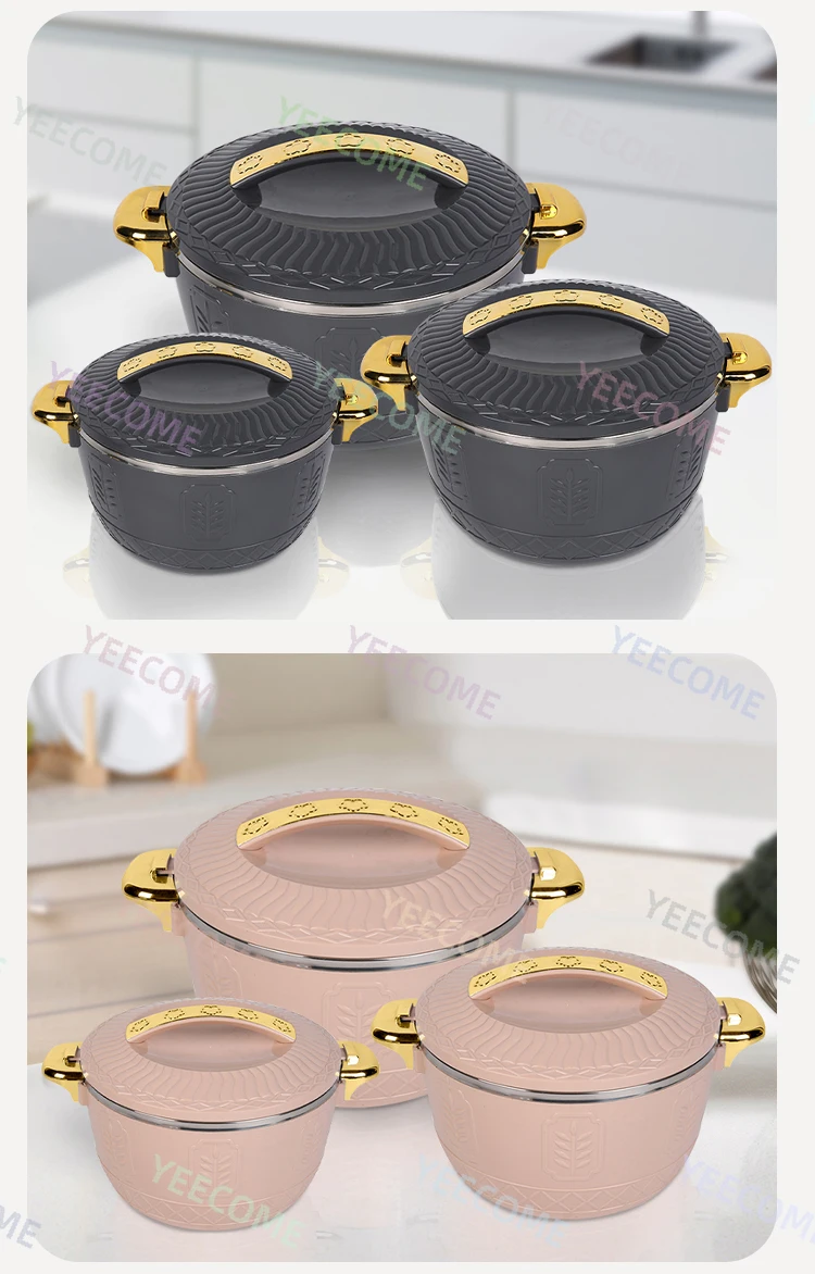 Factory Wholesale Food Warmer 2.5l/4.5l/6.5l Luxury Food Warmer Set