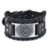 Leather + antique silver
