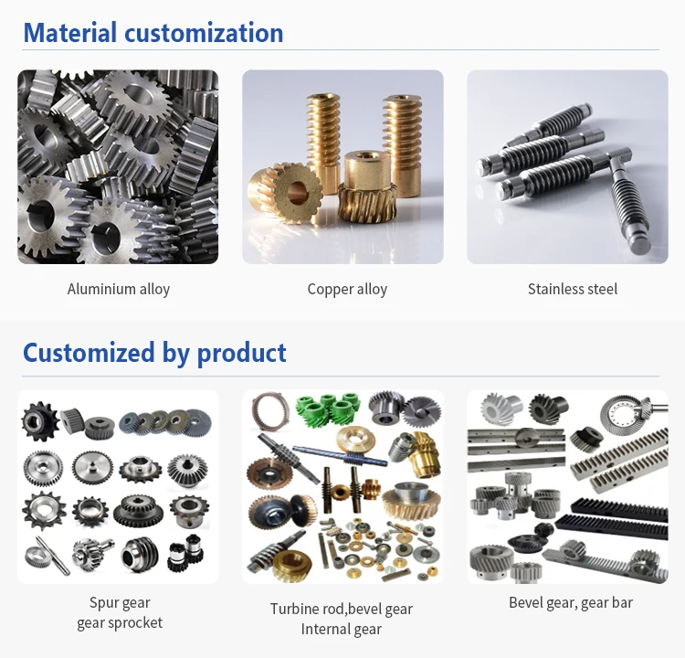 Cnc  Gears Stainless Steel Metal machining cnc Manufacturer Steel Spur Gear custom cnc gear factory