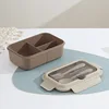 PP tres compartimentos-beige marrón