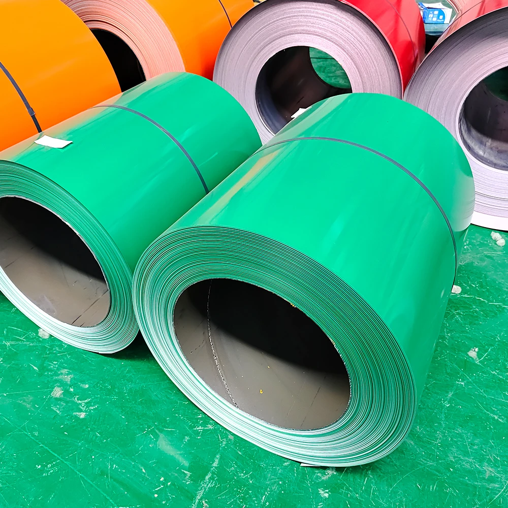 Factory Direct Sales Ral 9009 Ral 5050 Ppgi Prepainted Galvanized Steel Color Coated Coil for Building