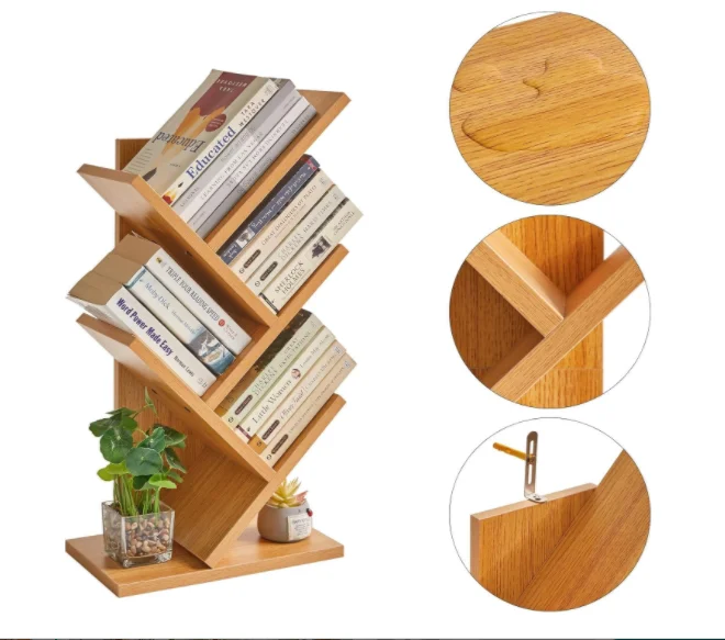Tree Bookcase Organizer 4 Tier Tree Book Shelf Organizer