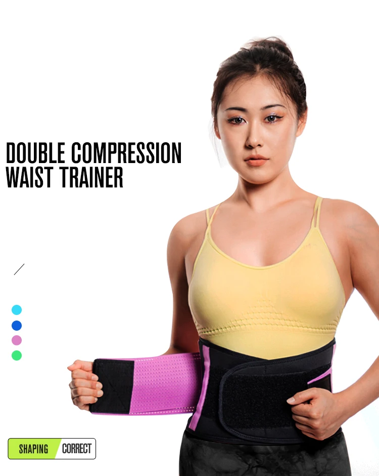 Plus Size Shapewear Waist Trainer Trimmer Slimming Belt Adjustable Waist Cincher Trimmer For
