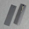 Black windowless pen case