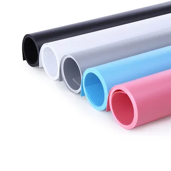 68 X 130cm White Black Gray PVC Material Anti-wrinkle Backgrounds Backdrop for Photo Studio Photography Background Equipment