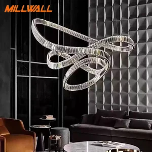 Custom Service Modern Design Pendant Light Hotels LED NO Dimmable Chandelier for Hallway Living Room