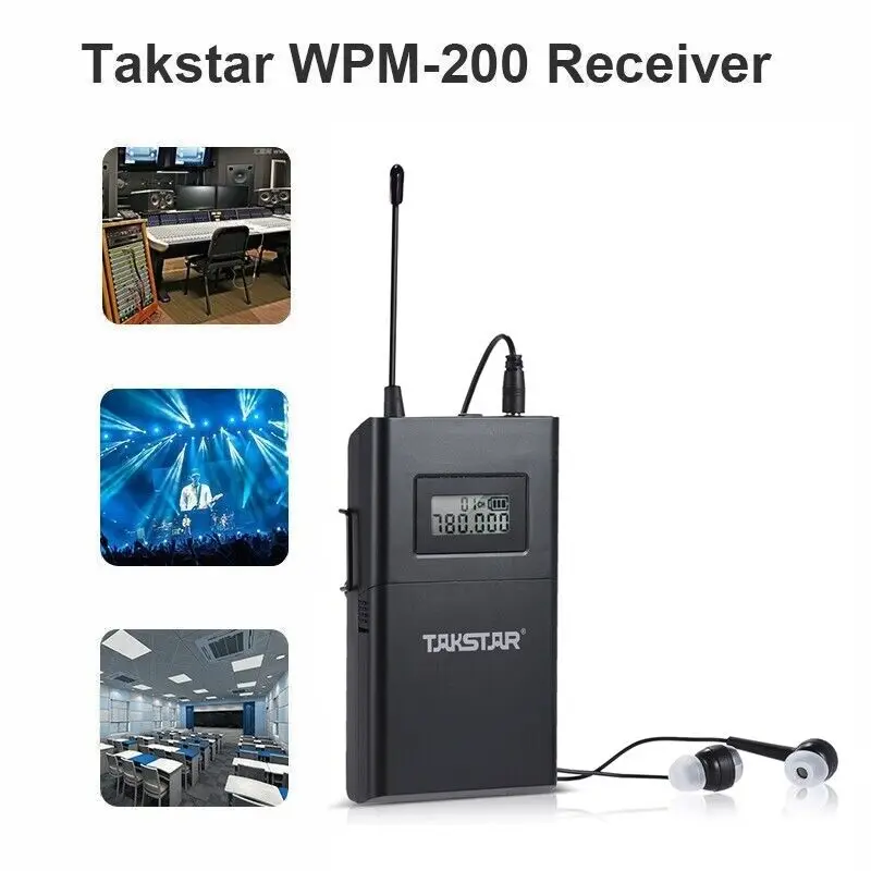 ワイヤレスイヤモニシステム／Takstar wpm-200 Takstar WPM-200 | UHF Wireless Audio Monitor Transmission