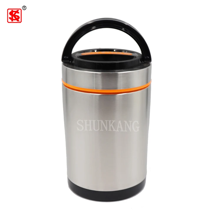 Hot sale New thermos food jar stainless steel lunch box vacuum food warmer  with handle