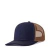 Navy + brown