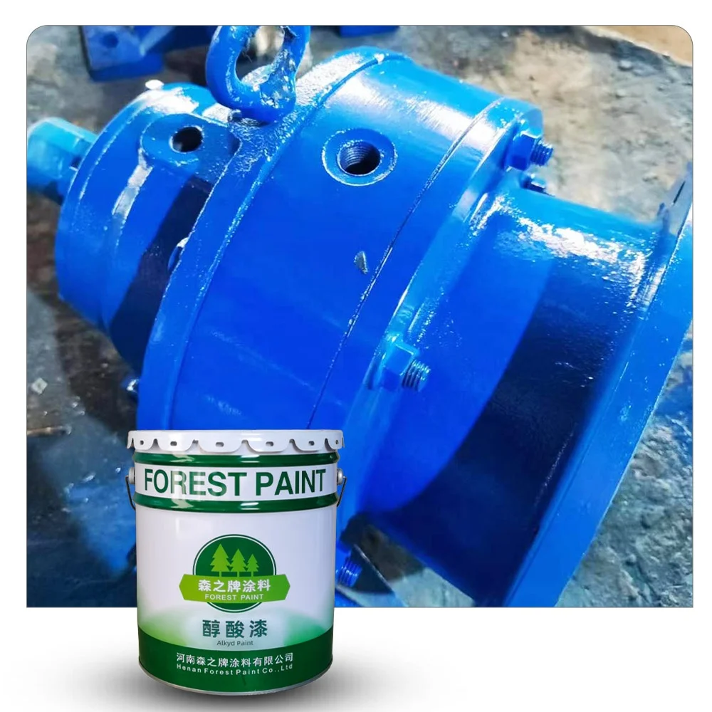 Alkyd Metal Surface Anti Corrosion Paint Marine Pipes Wood Heavy Duty Steel  Anti Rust protection Coating