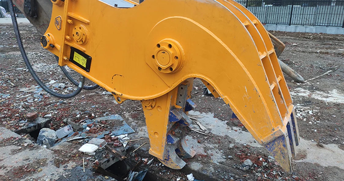22ton Hydraulic Shear Excavator Steel Shear Concrete Shear For