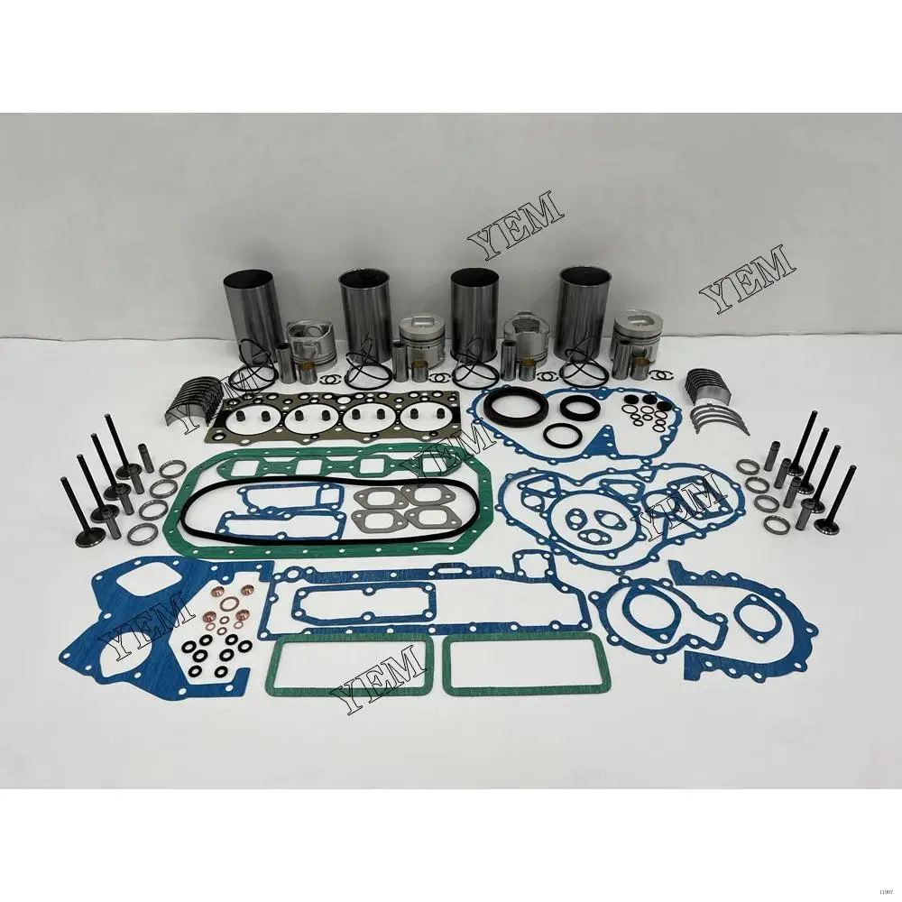 4BE1 Overhaul Kit With Cylinder Gaskets Piston Rings Liner Bearing Valves for Isuzu