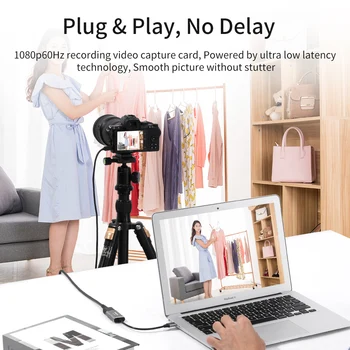 Kingma HD MI to USB3.0 Audio Video Capture Card 4K Video Game Live Streaming 1080p Full HD Quality detail image