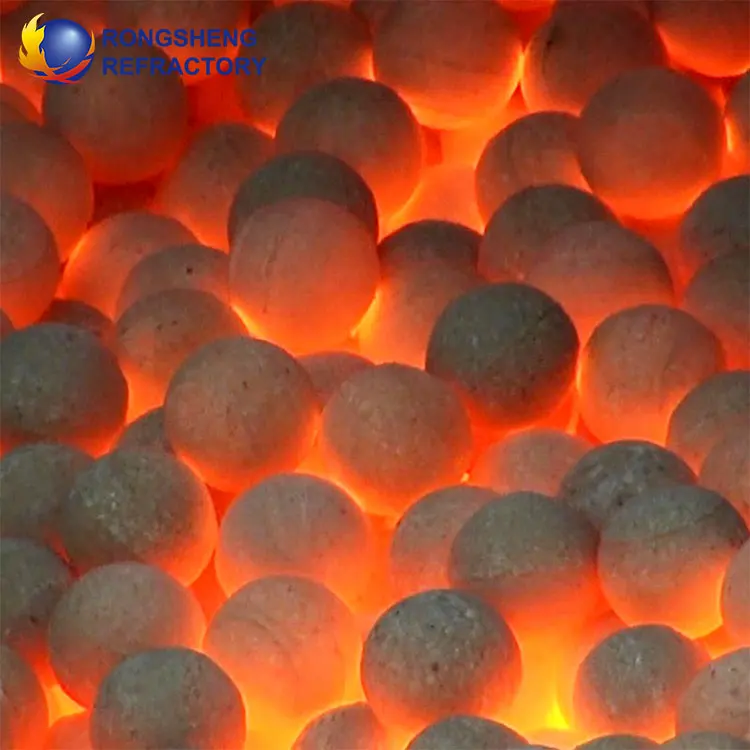 Factory Price Refractory Regenerative Ceramic Balls High Alumina Heat Storage Fire Balls for Industry Furnace