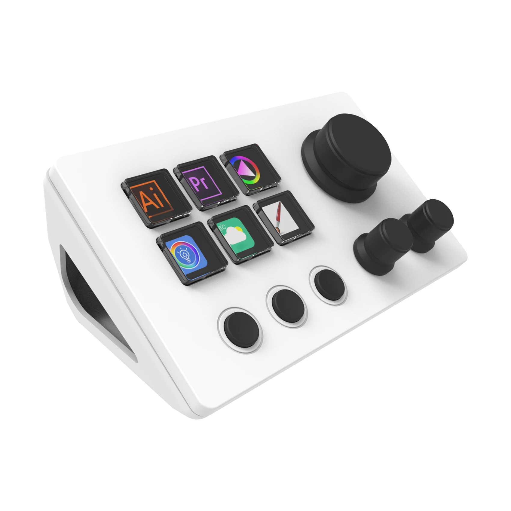 MiraBox N3 LCD 키 트리플 노브 매크로 패드| Alibaba.com