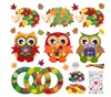 Hedgehog owl wreath 4