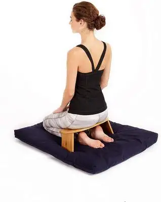 
Multi-functional meditation stool bamboo Yoga stool folding stool 