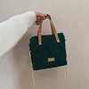 Sac tissé à la main vert