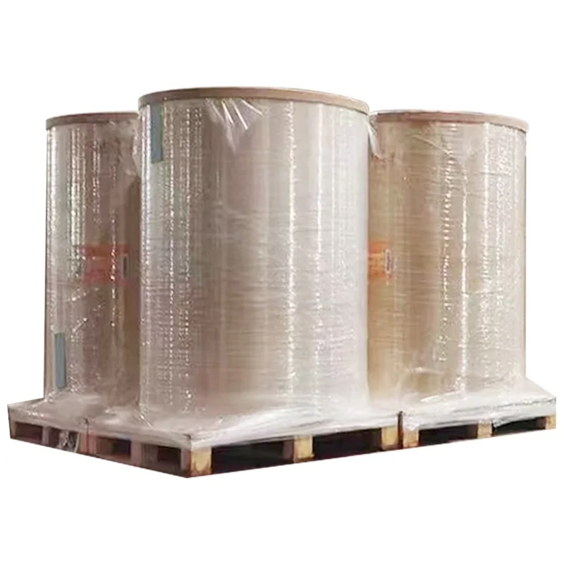 Customizable Strong Adhesive PE Label Material Factory-Supplied Clear White Hot Melt Acrylic for Packaging Labels
