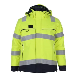 Custom Modacrylic Workwear Flame Resistant Welding Jacket Flame Retardant FR Winter Jacket