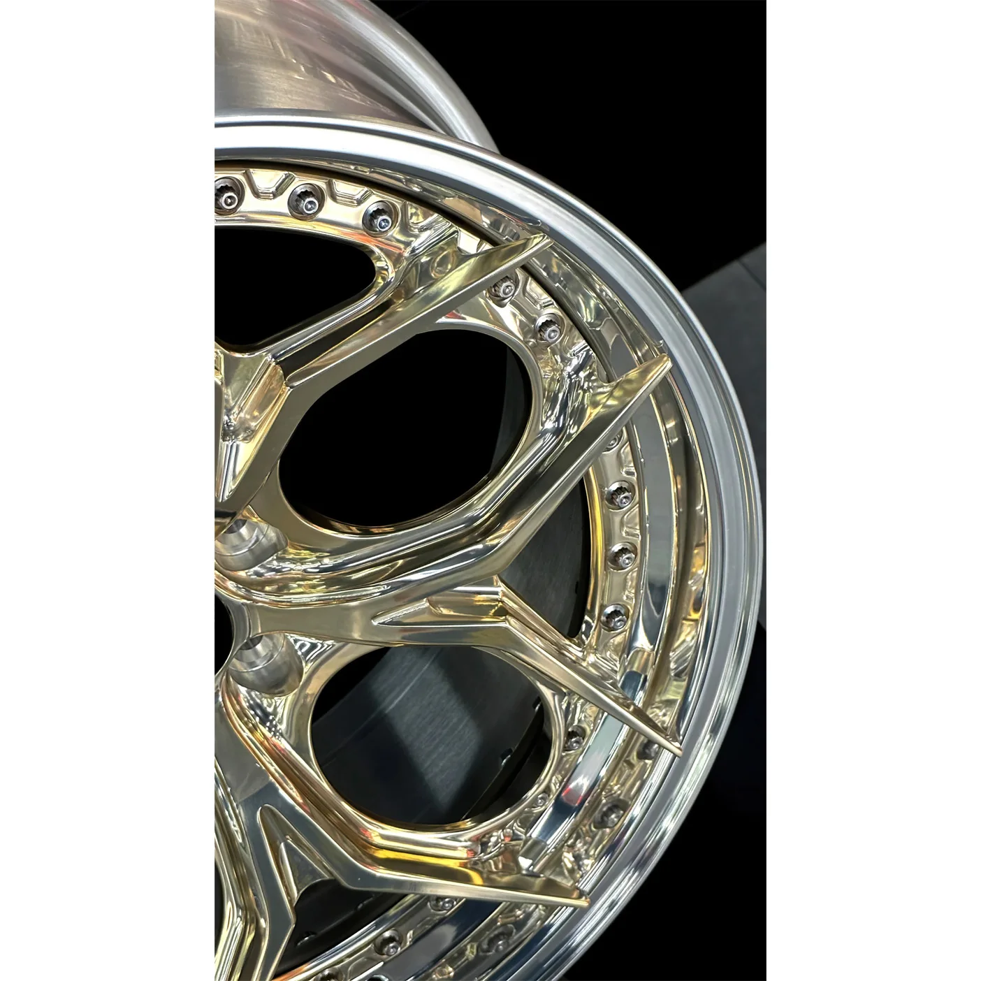 XL 2-Piece Deep Dish Concave Chrome Wheel Alloy Forged Wheels 5x114.3 5x120 5x112 Custom Forging Racing Car Wheel - Image 6