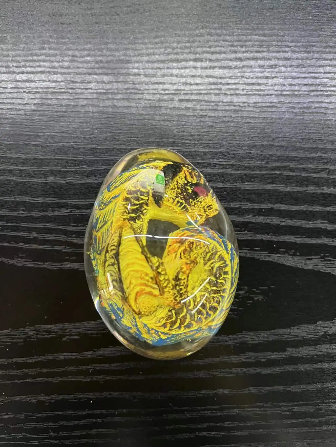 透明な金色の装飾品　tittot 透明な金色の装飾品 tittot tittot ガラス製 ドラゴン彫刻 【公式通販】