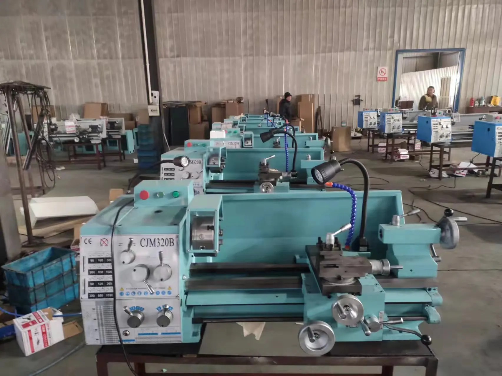 China Small Manual Metal Lathe Machine CJM360 for Metal Hand Operated Lathe