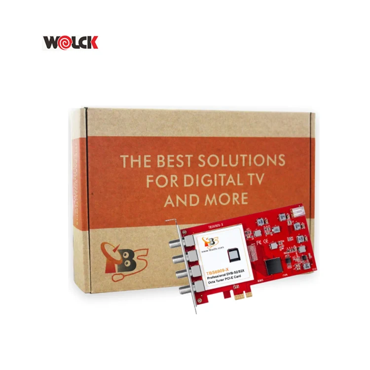 Dvb-s2 Dual Tuner Pcie Card For Satellite Tv, Oem