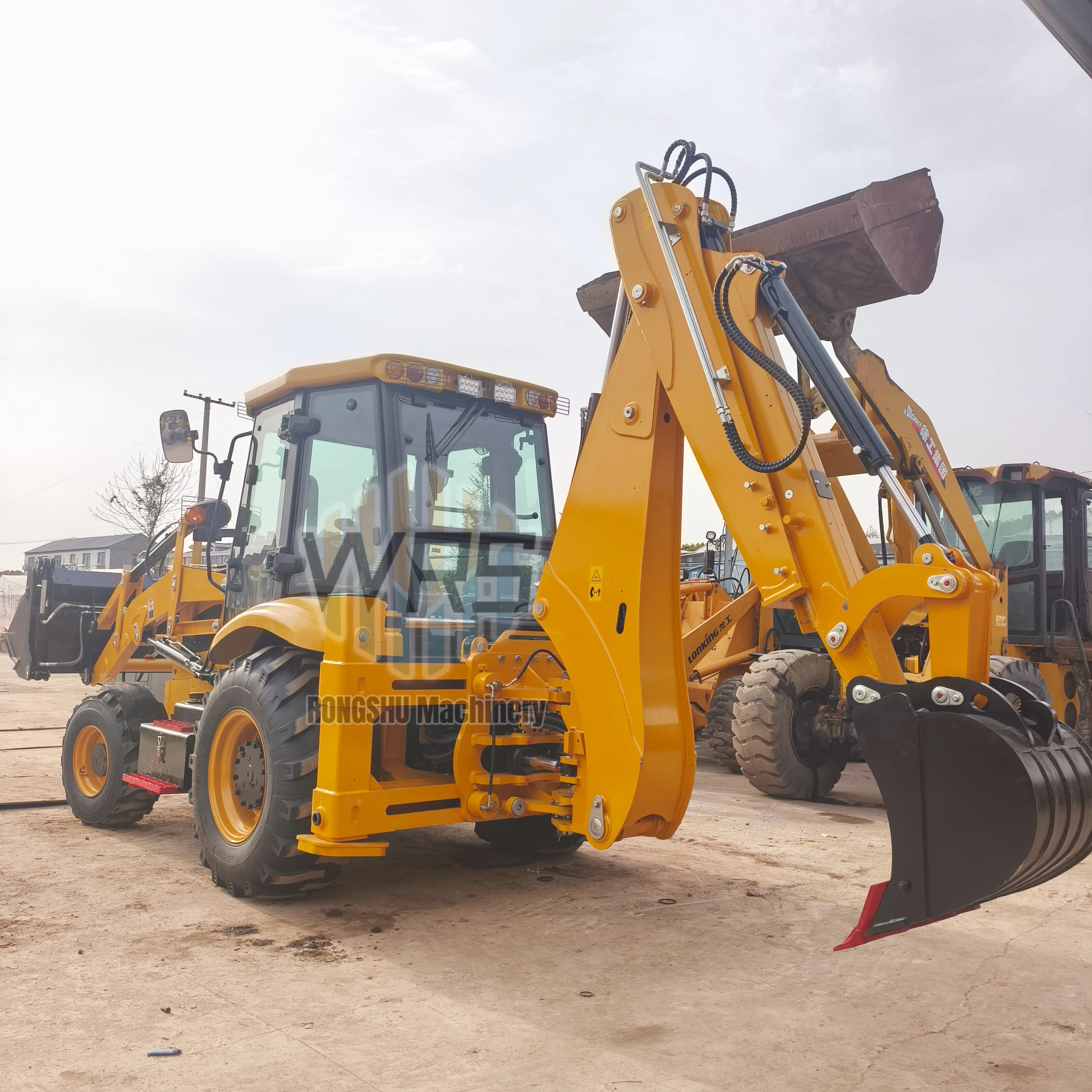 2025 New Product and with Factory Price New Rongshu Backhoe Loader for Sale in China.Imported JCB 3CX Original Engine