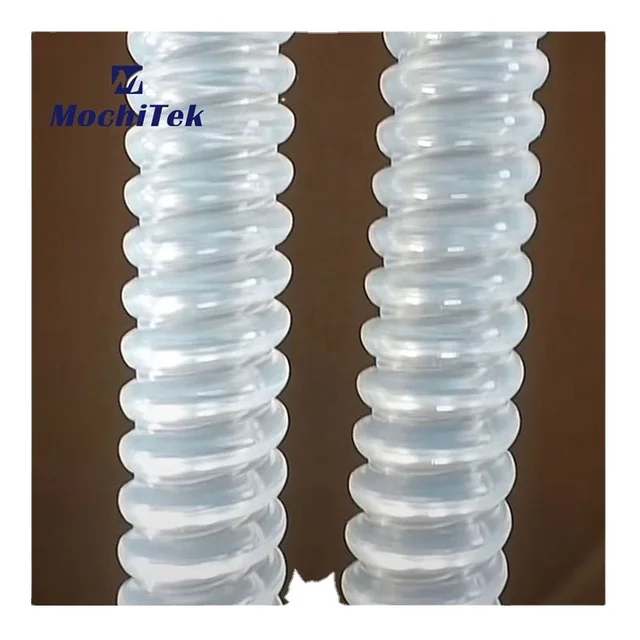 OEM customized transparent FEP/PFA corraugated tubing/ pipe