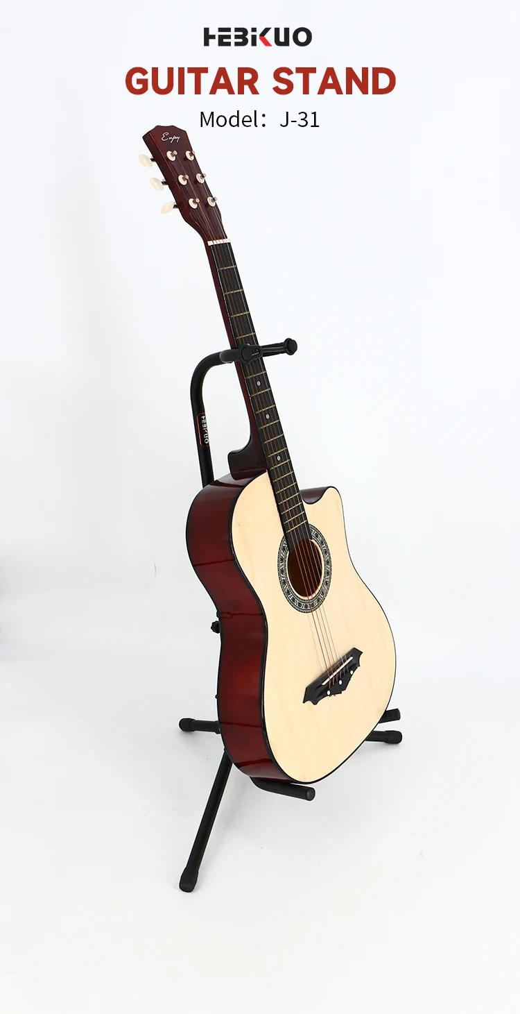 2023 Unique Design Acoustic Electric Guitar Stand With Anti Skip Sponge