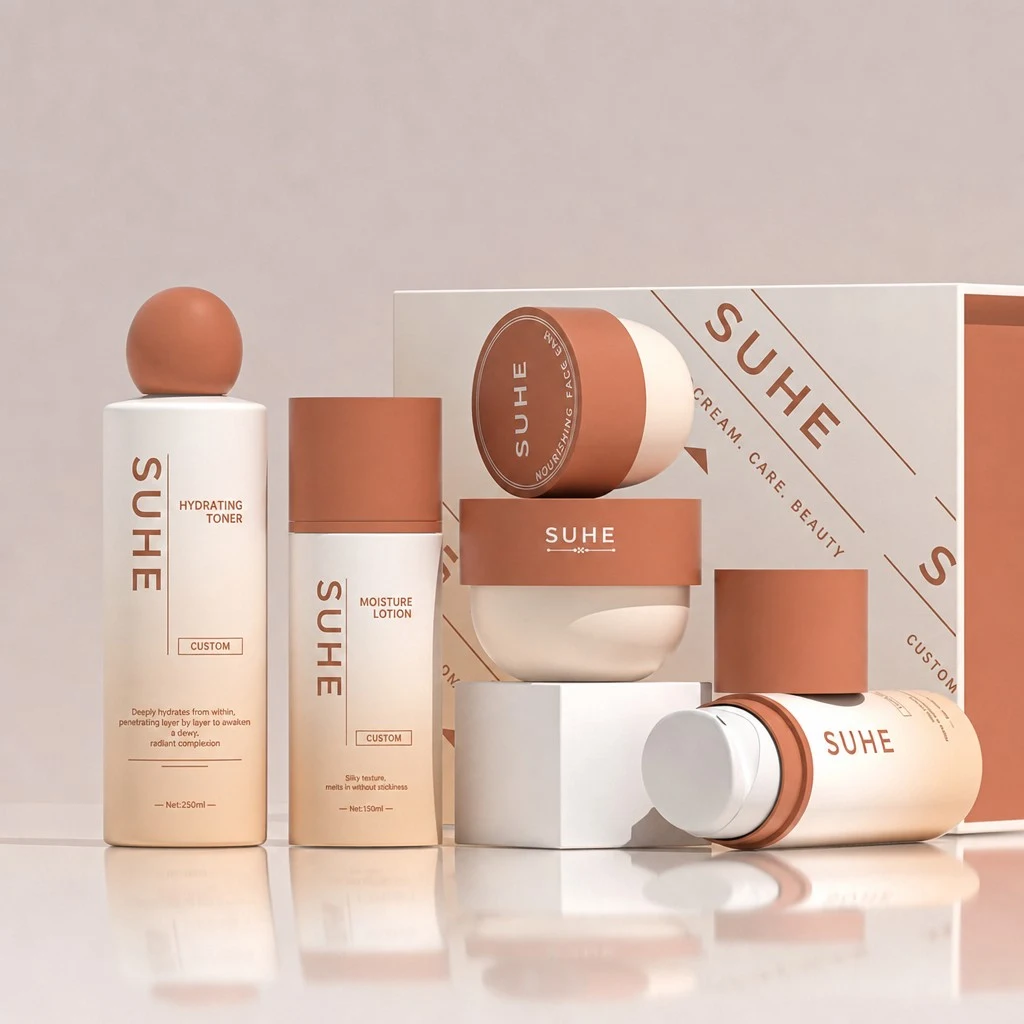 Airless Pump Lotion Bottle and Cream Jar
