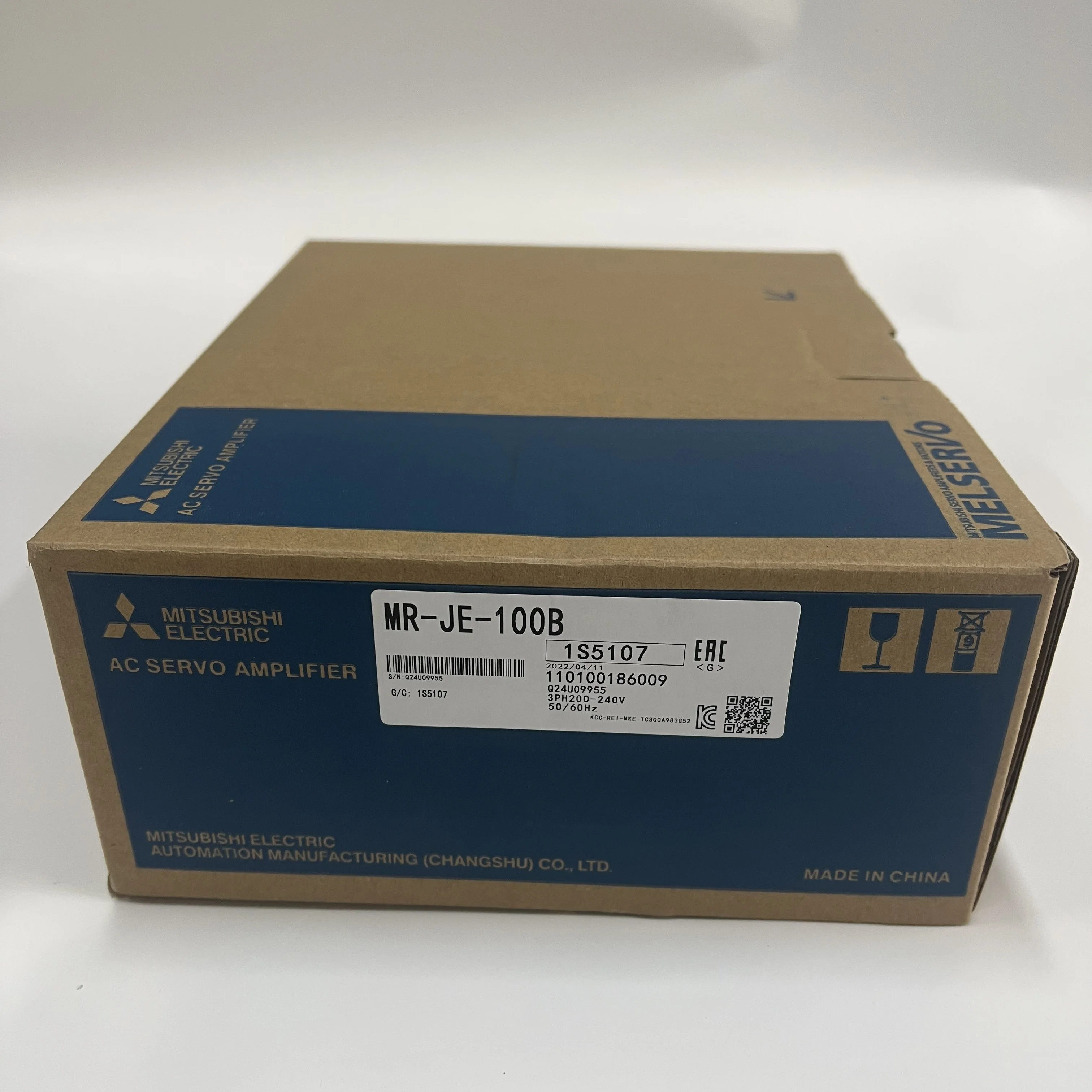 Mitsubishi AC Servo Amplifier MR-JE-100B