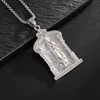 Steel-colored single pendant