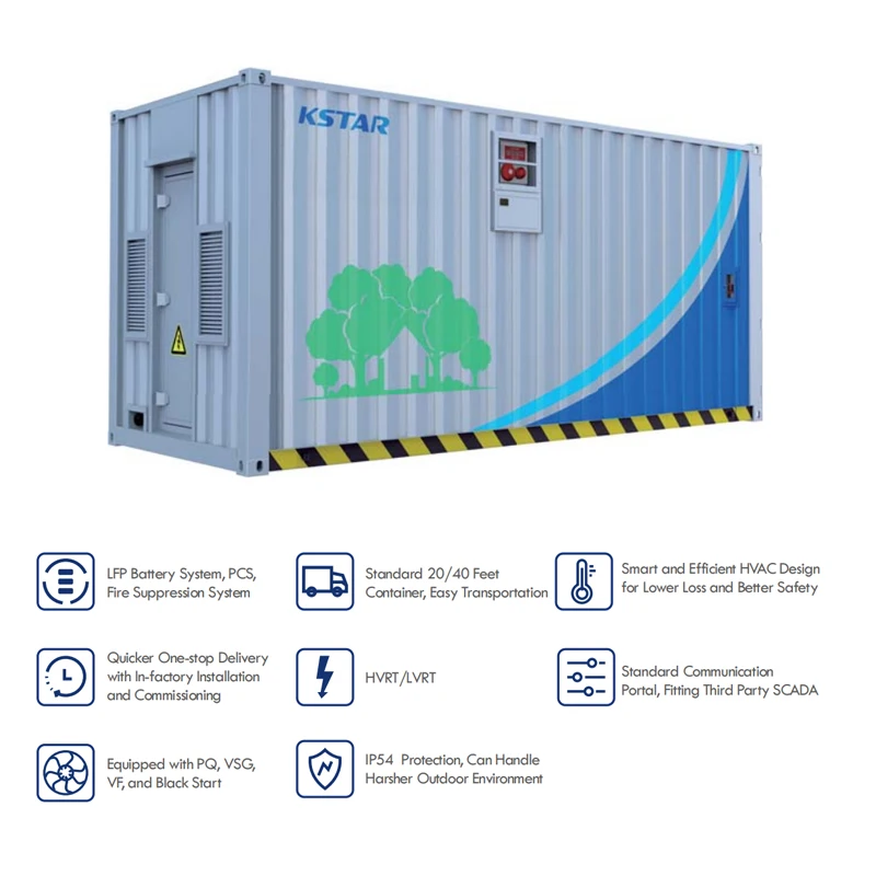 Kstar Energy Storage System With Hybrid Inverter And Battery Ess 40ft ...