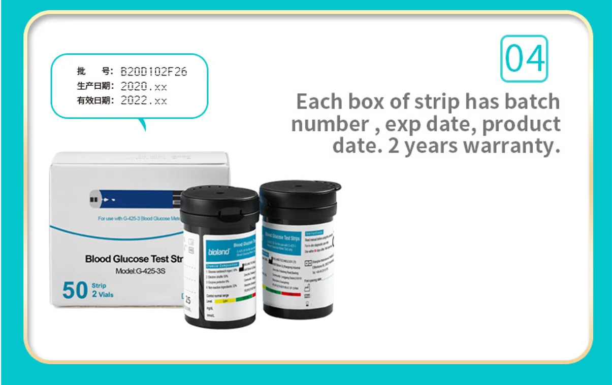 Blood Glucose Test Strip No Code Blood Glucose Test Strips Blood Sugar