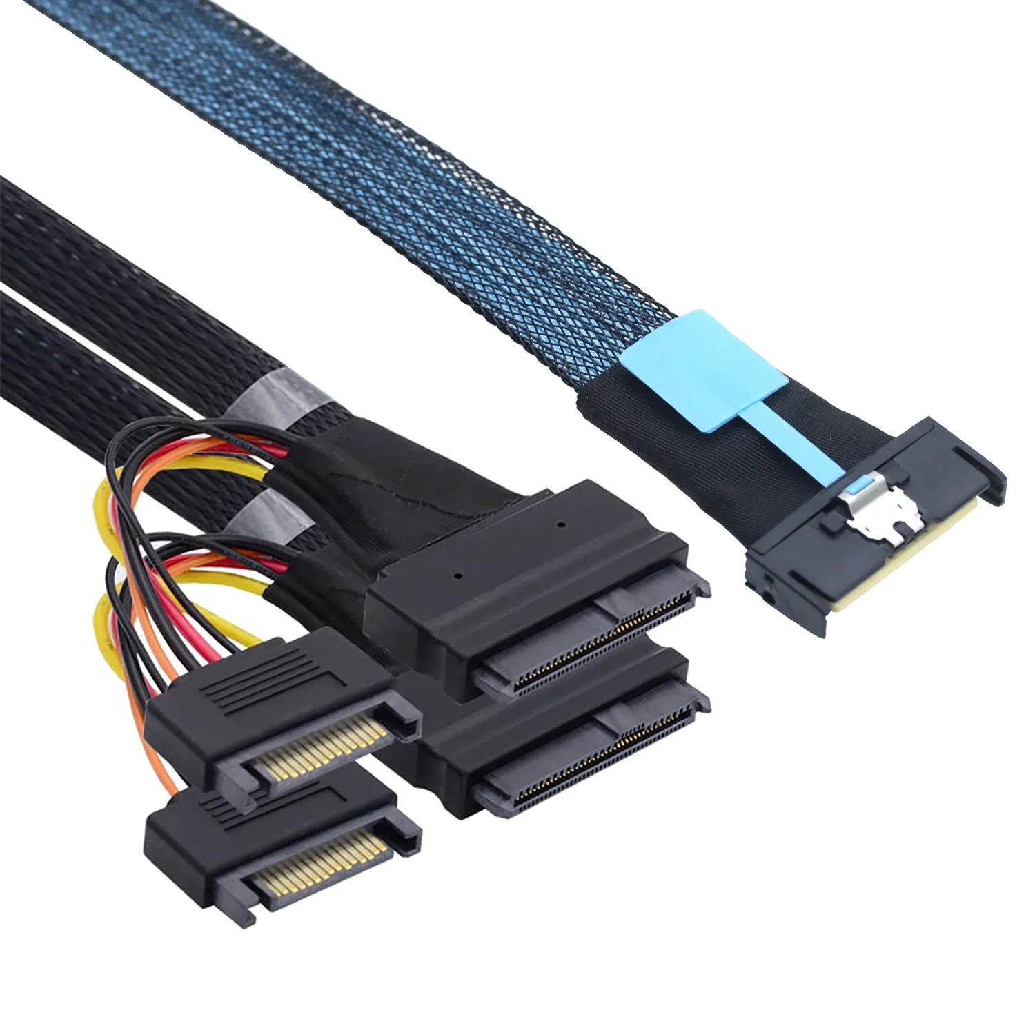 PCI-E Ultraport Slimline SAS 4.0 LP Low profile SFF-8654 8i 74P to 2X