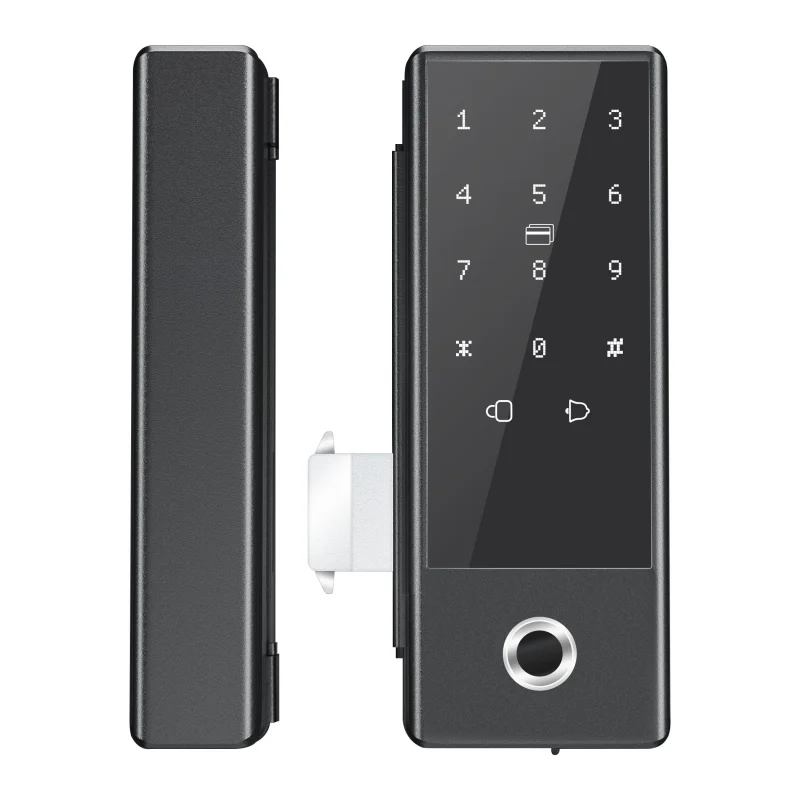 Qleung Glass G10s Tuya Wi-Fi TTlock App Cerradura Inteligentny kod odcisku palca Karta kluczowa Smart Home Door Lock 1