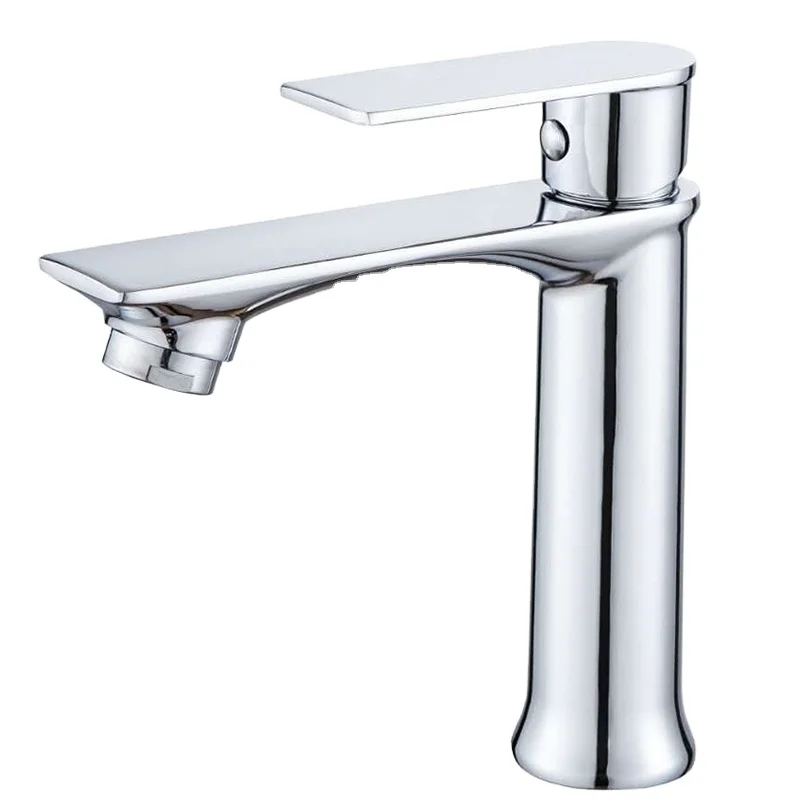 YOROOW Single Cold Chrome Basin Tap Good Price High Quality Zinc Body Zinc Alloy Brass Silver Good for Bathroom