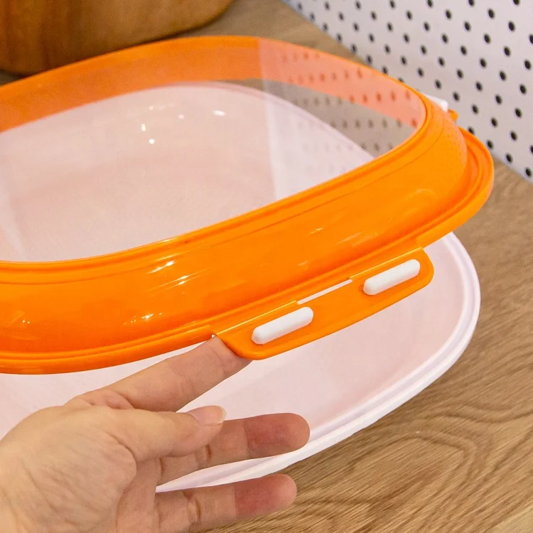 Gloway BPA-Free Reusable Kitchen TPU Food Storage Plastic Wrap Food Preservation Tray Eco Friendly Plastic Food Container