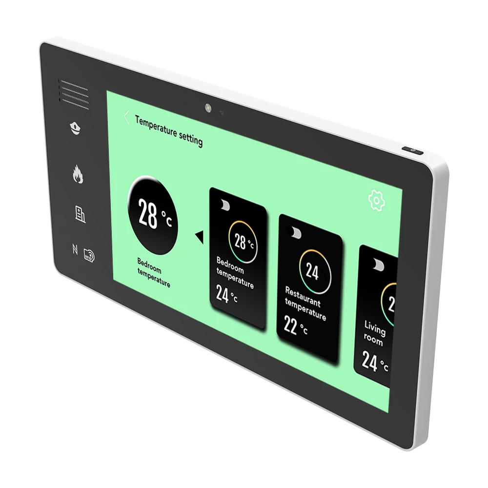 7 Inch Smart Home Gateway Control Panel Wall Tablet Zwave Zigbee Tablet Android Smart Home Automation