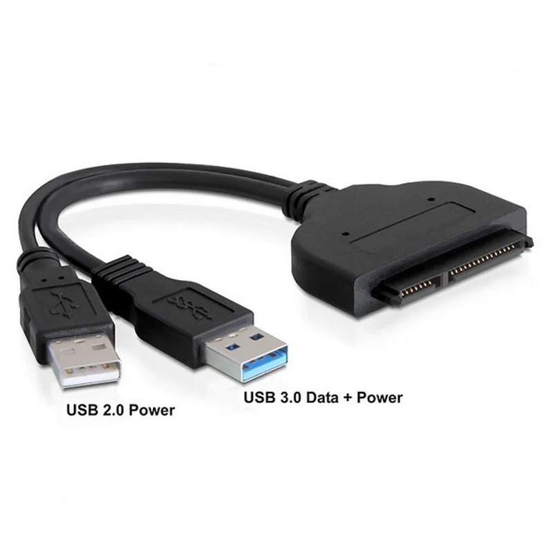 USB 3.0 Serial ATA 3 to USB 3.0 Adapter Support 2.5 Inch HDD SSD 22 Pin