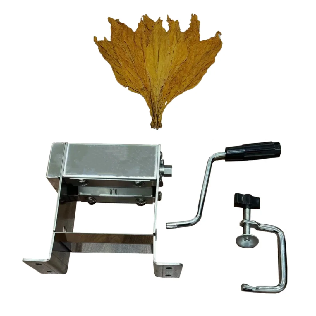 China Manufacturer Stainless Steel Customized High Quality Hand Rotate  Shreds Shisha Tobacco Cutting Machine for Tobacco Leaves