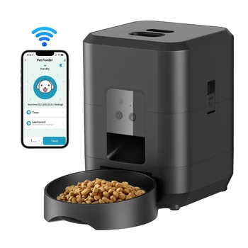 Factory Direct Price Smart Pet Feeder Automatic Dog Feeder Dog Timed Quantitative APP Control Automatic Cat Feeder Pet