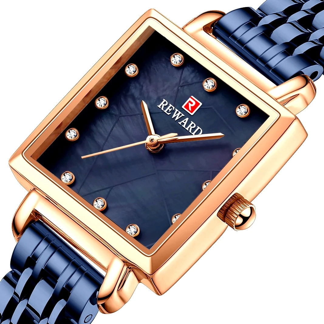 Reward Wholesale Fashion Ladies Watch Luxury Gold Watch