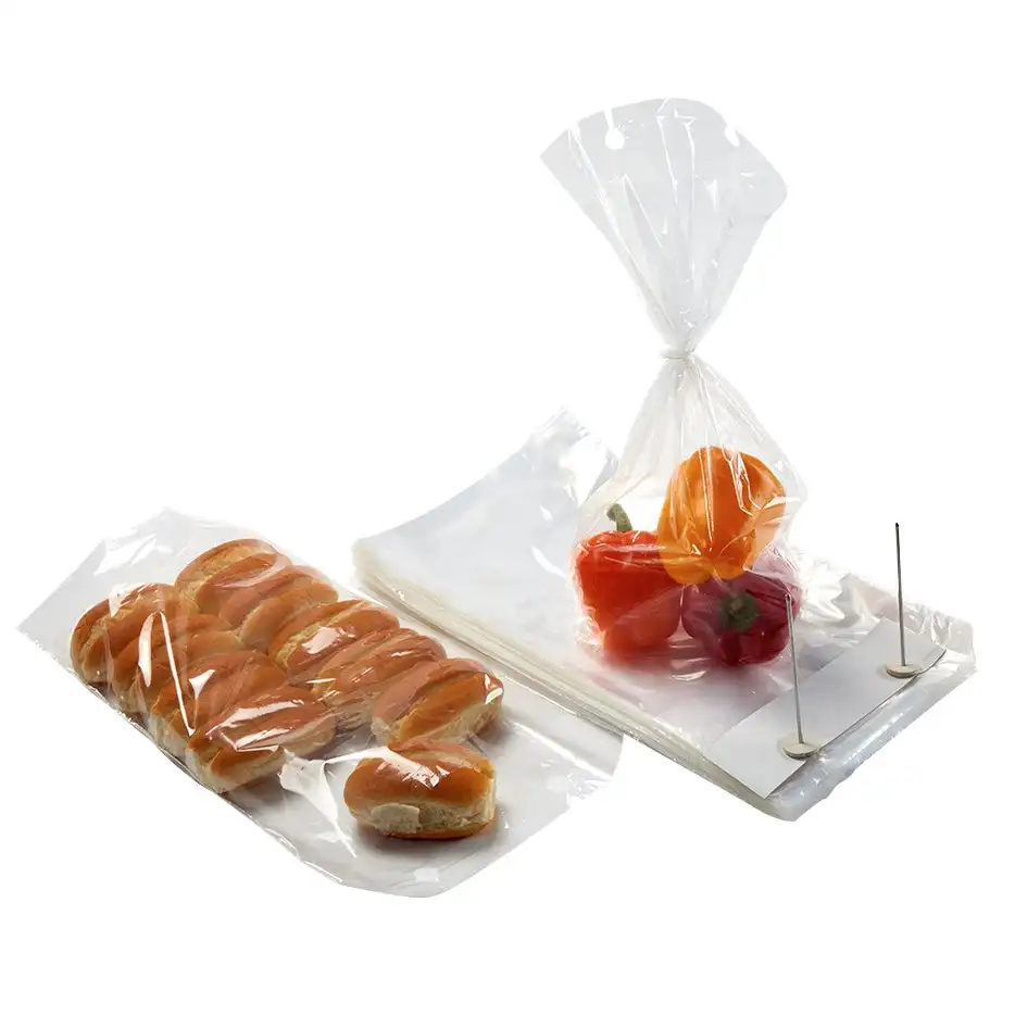 HDPE LDPE Food Deli Saddle Stretch Film Plastic Packaging Bag